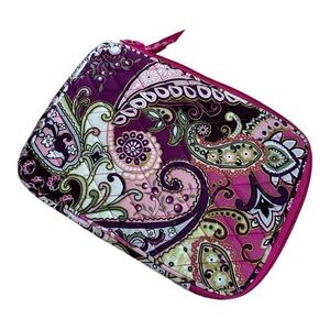 Vera Bradley Pink Tablet Kindle Case 9” x 7” EUC